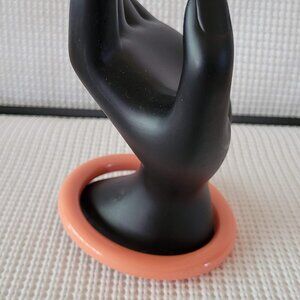 Round Smooth Peach Coral Plastic Stack Bangle Bracelet